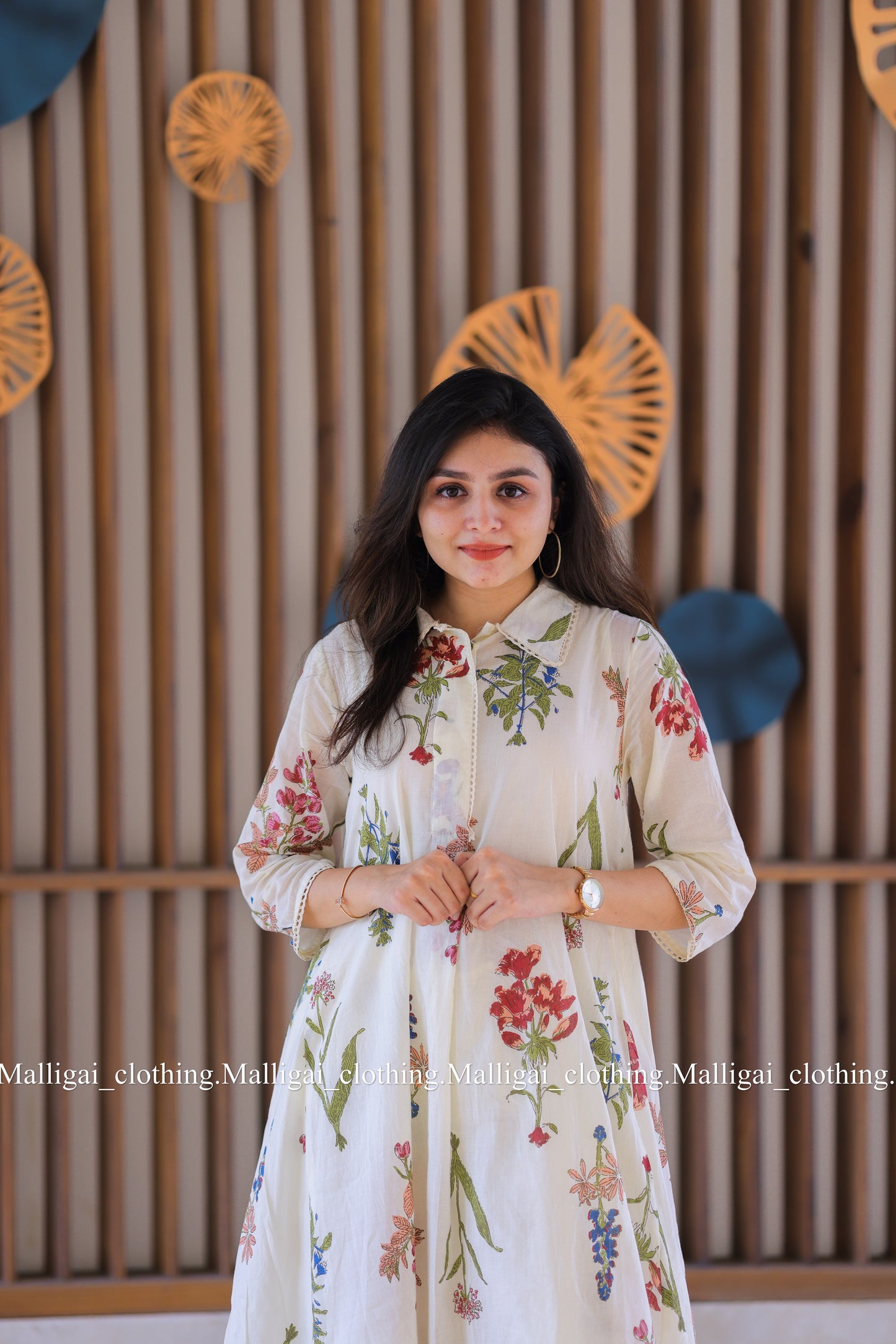 Floral Kurta Palazzo Kurta Set