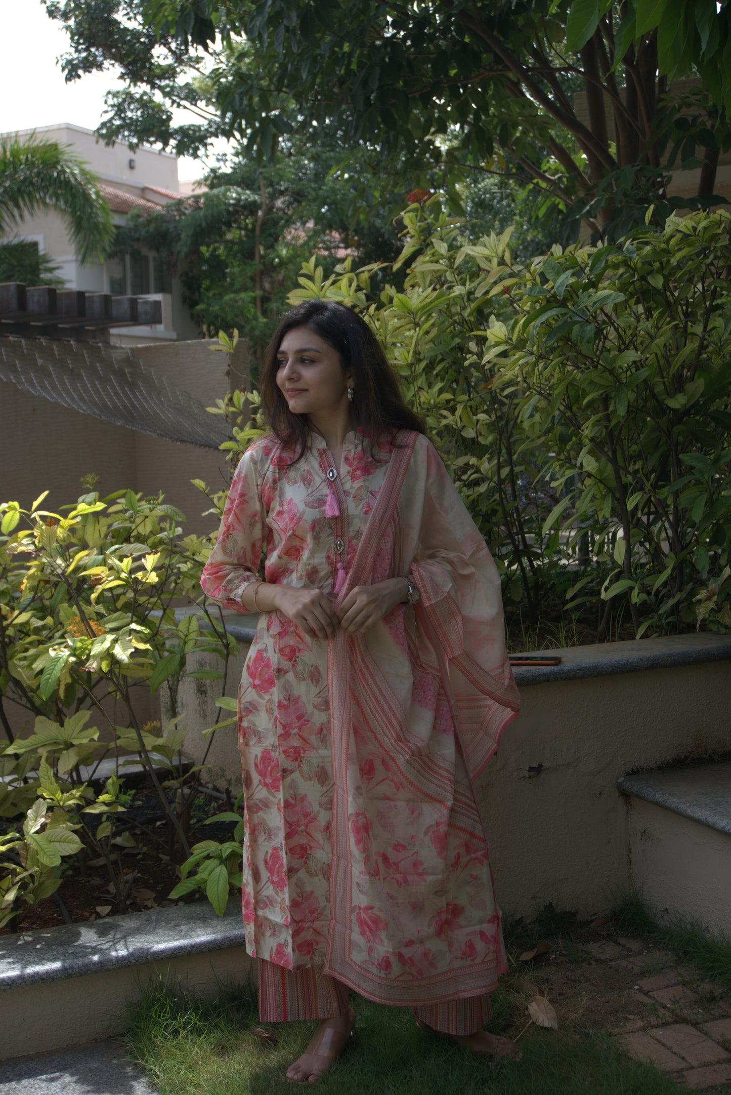 Cotton 3 Piece Sets Baby Pink