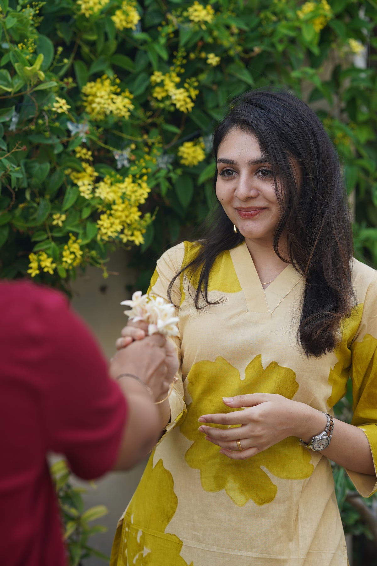 Pure cotton Floral Print Kurta Set | Elegant Co-ord Set
