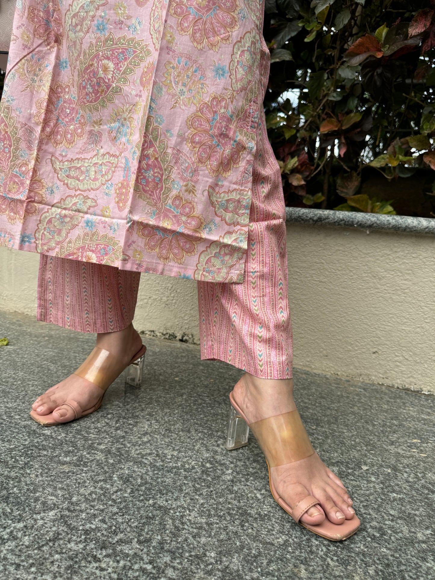 Cotton 3 Piece Salwar Suit - Pink