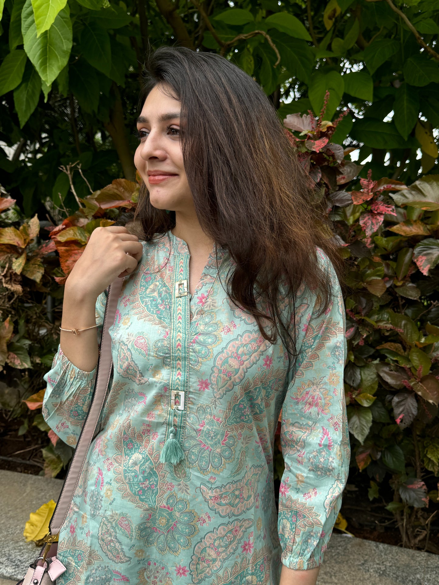 Cotton 3 Piece Sets Blue and Green Mix