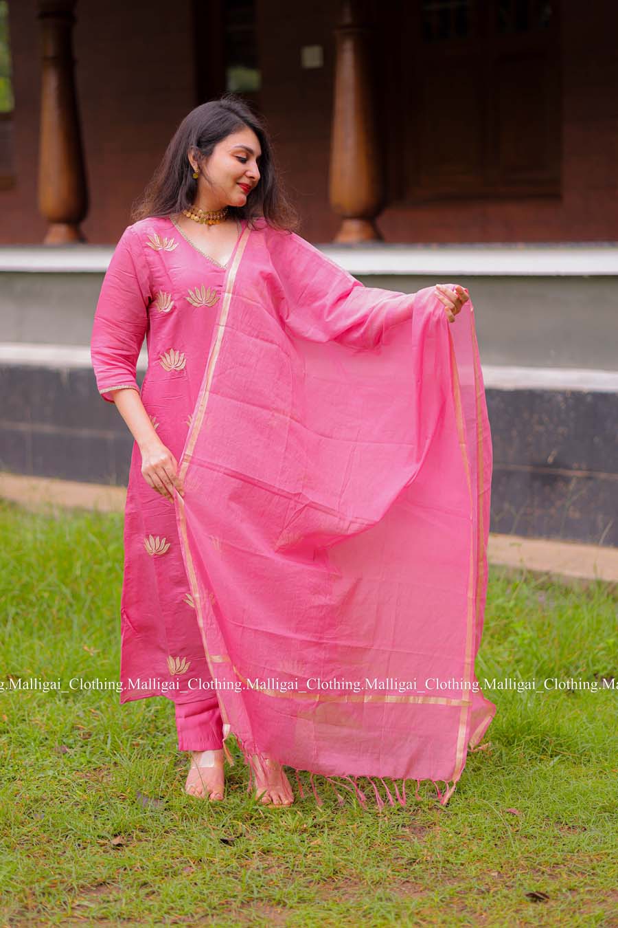 Chanderi Silk - Salwar suit
