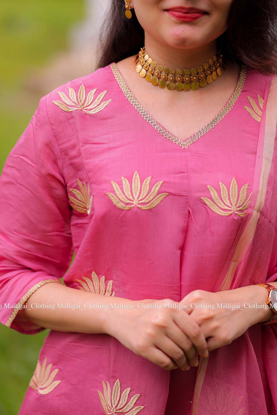 Chanderi Silk - Salwar suit