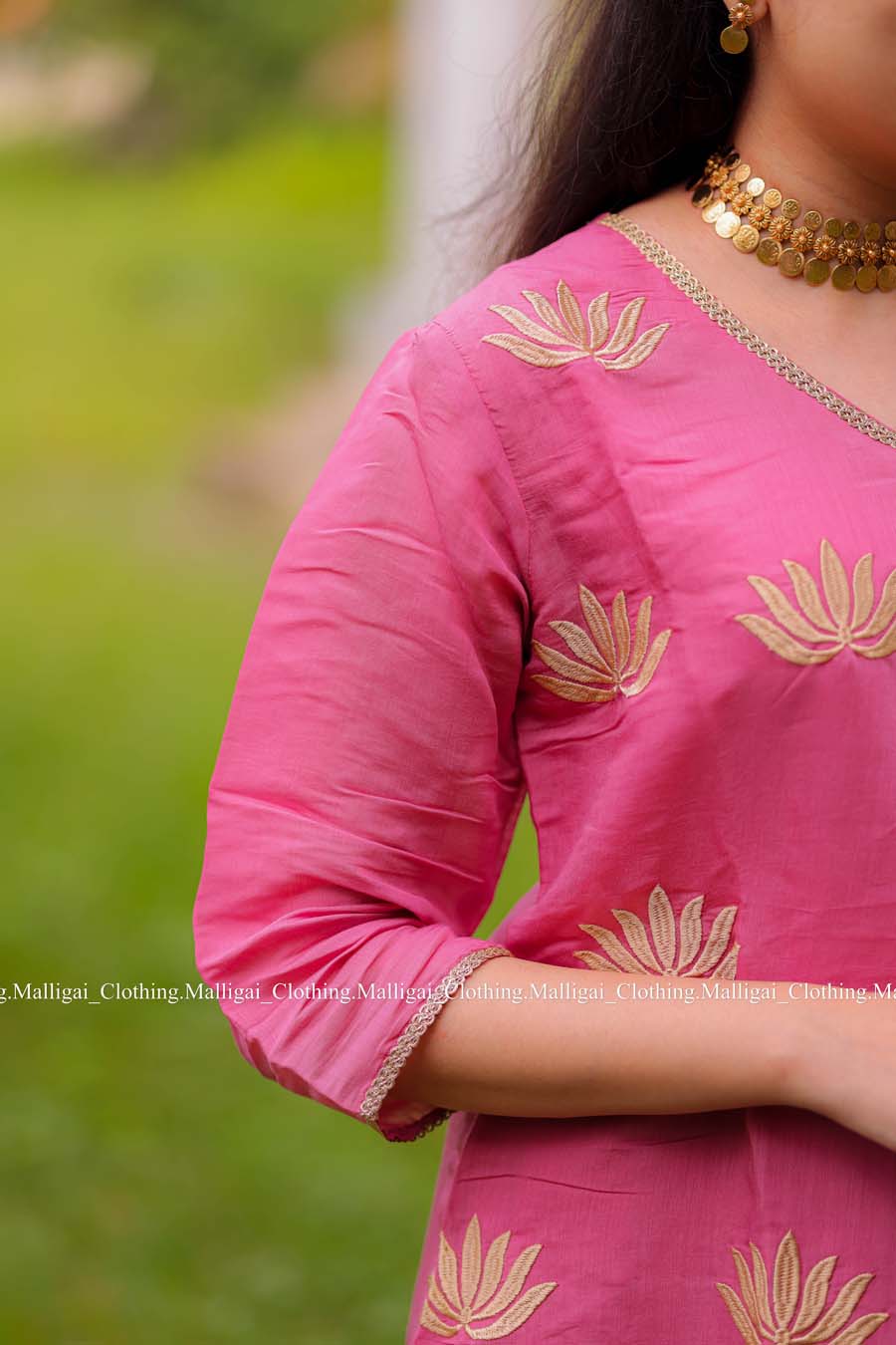 Chanderi Silk - Salwar suit