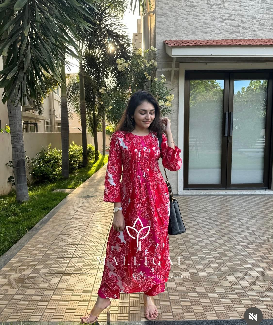 Red Cotton - Co-ords - 2 Piece with pockets