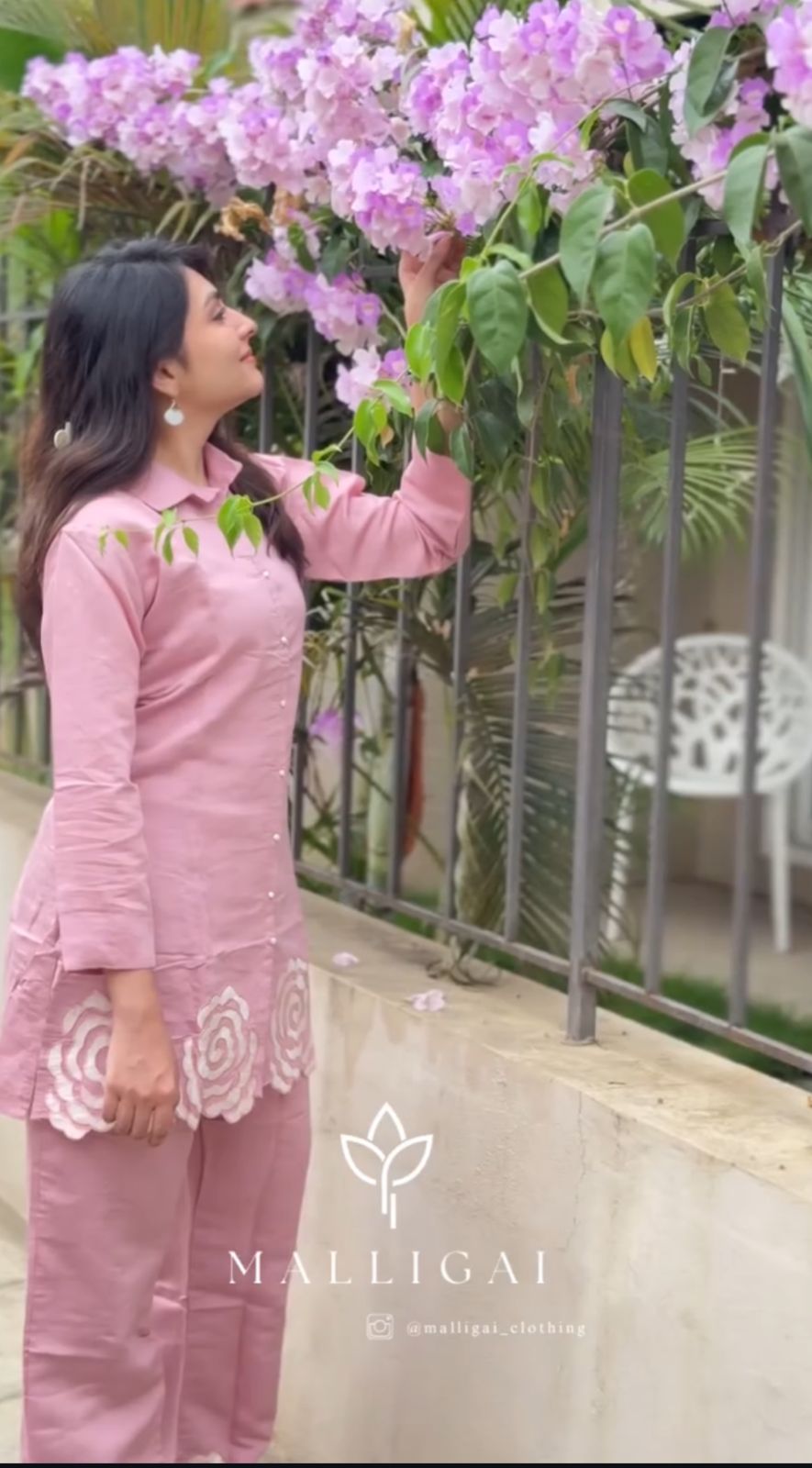Pink Chanderi Silk - Co-ords