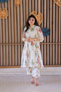 Floral Kurta Palazzo Kurta Set