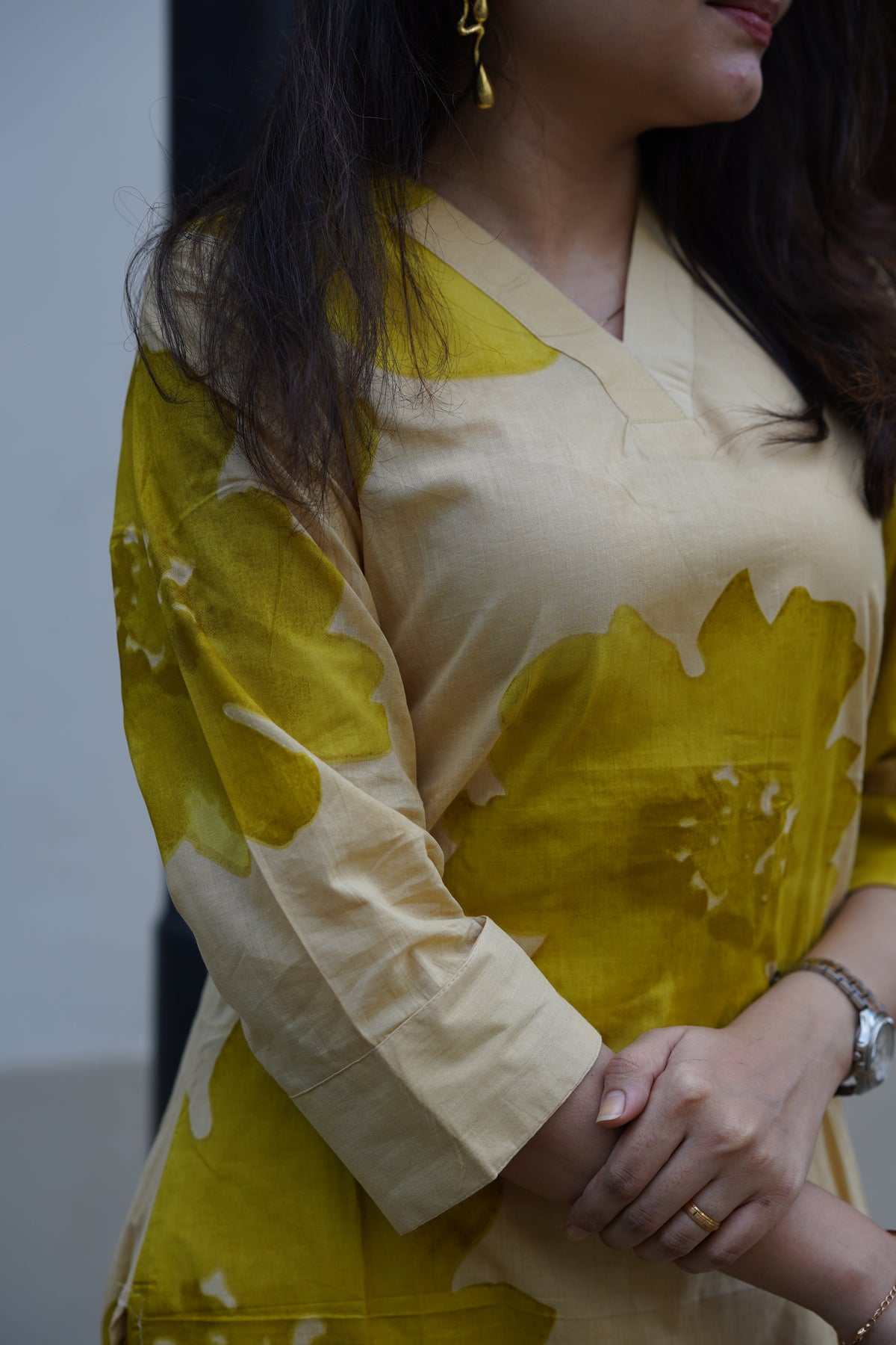 Pure cotton Floral Print Kurta Set | Elegant Co-ord Set