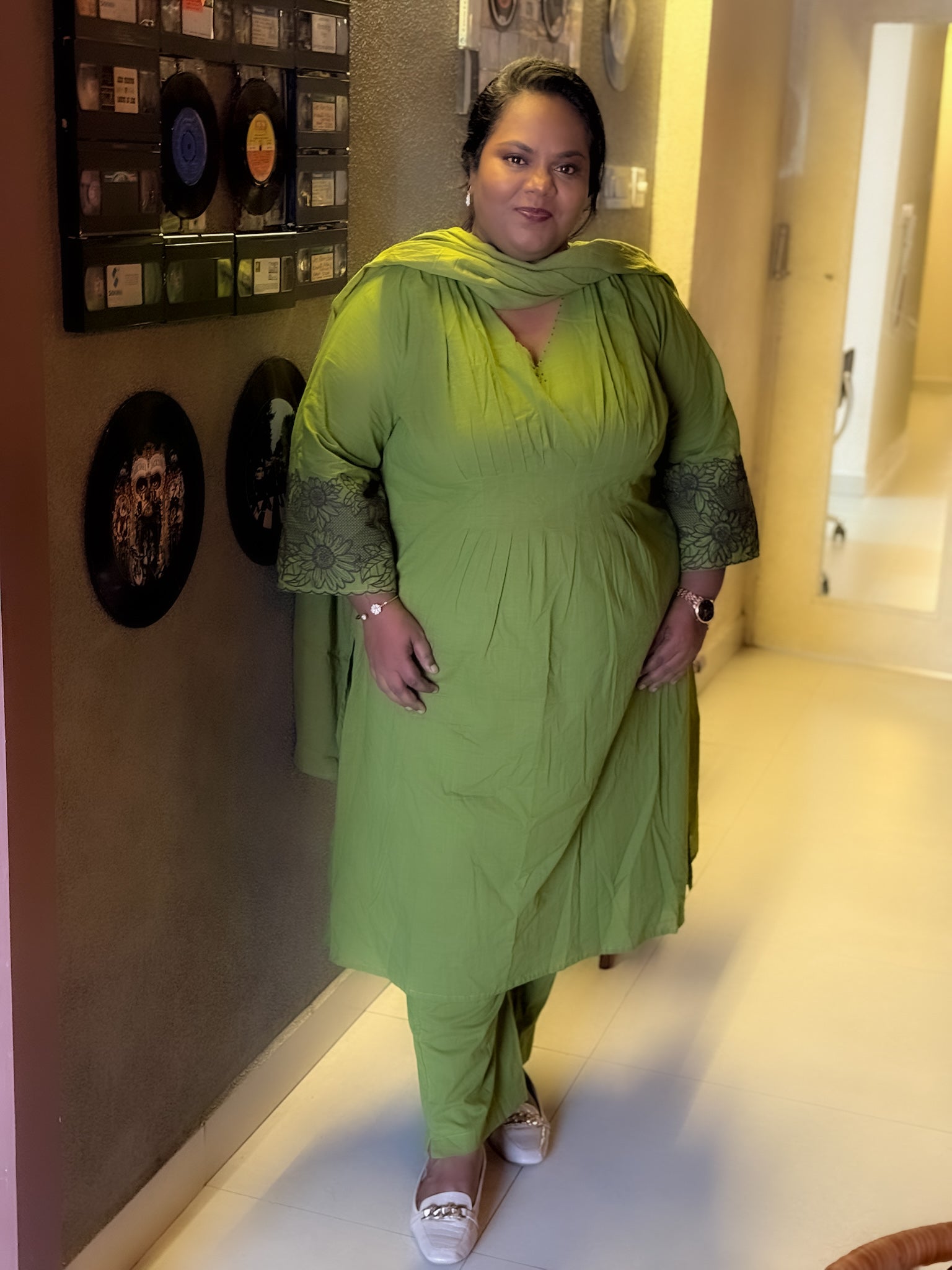 Pear Green Salwar Suit