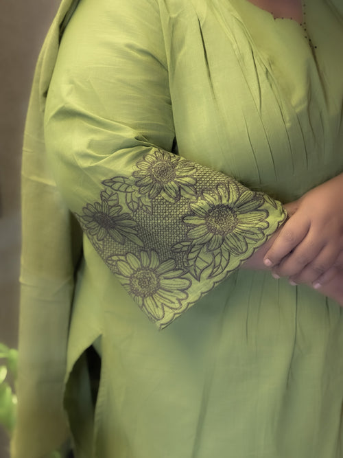Pear Green Salwar Suit