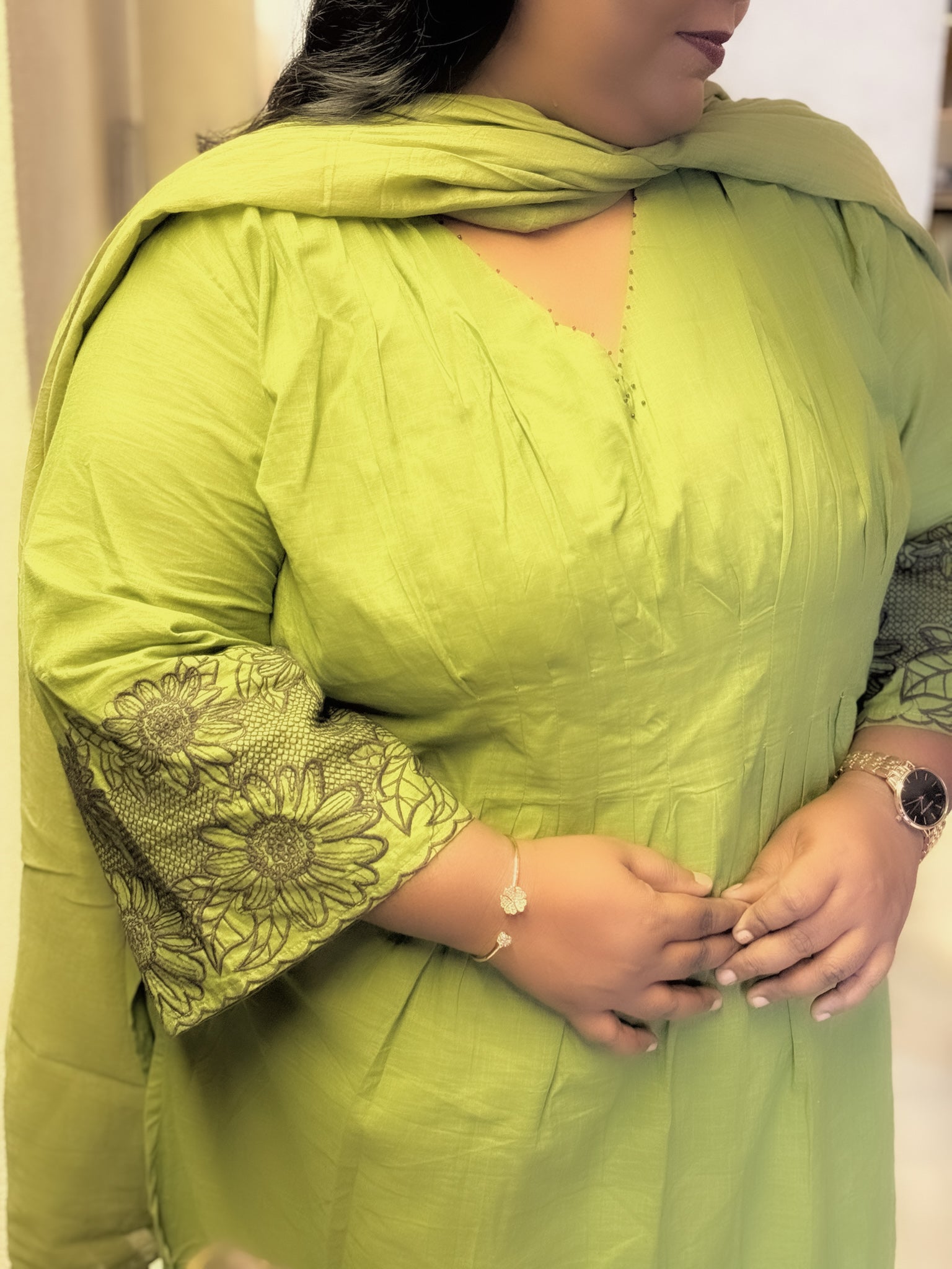 Pear Green Salwar Suit