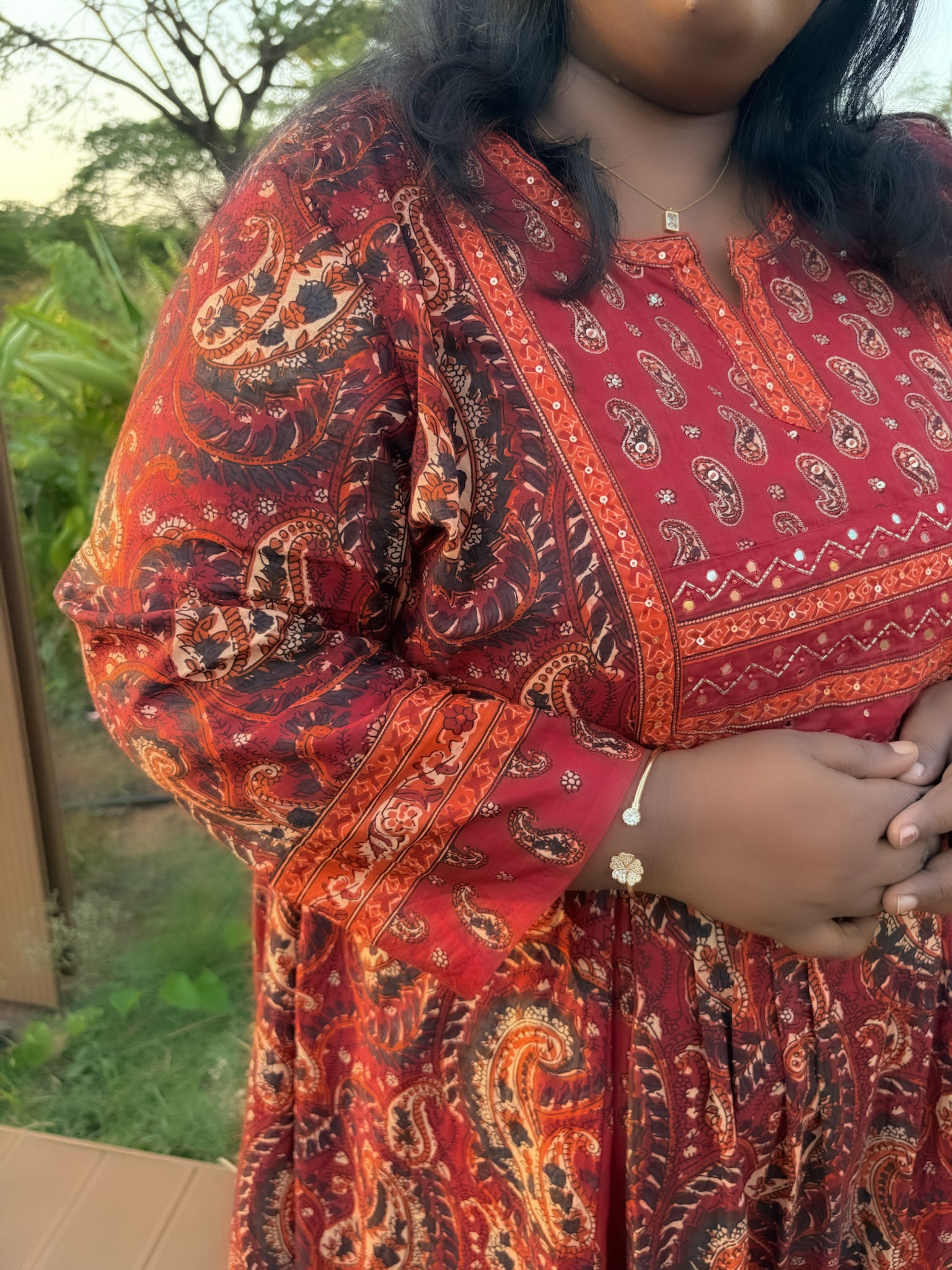 Dusty Maroon Salwar Suit