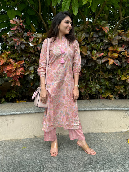 Cotton 3 Piece Salwar Suit - Pink