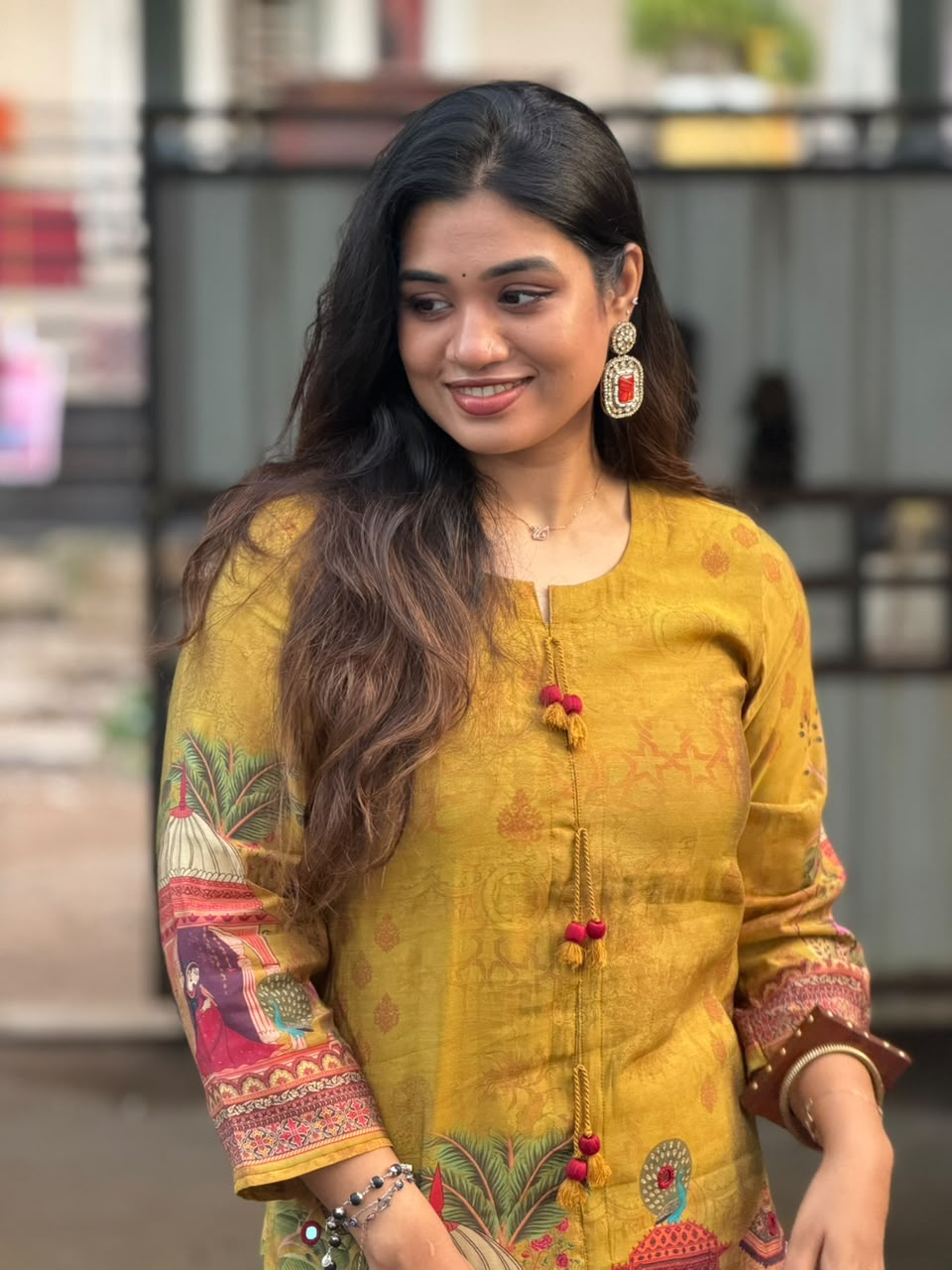 Printed Muslin Silk Co-ords
