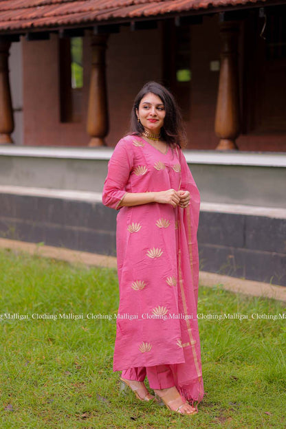 Chanderi Silk - Salwar suit