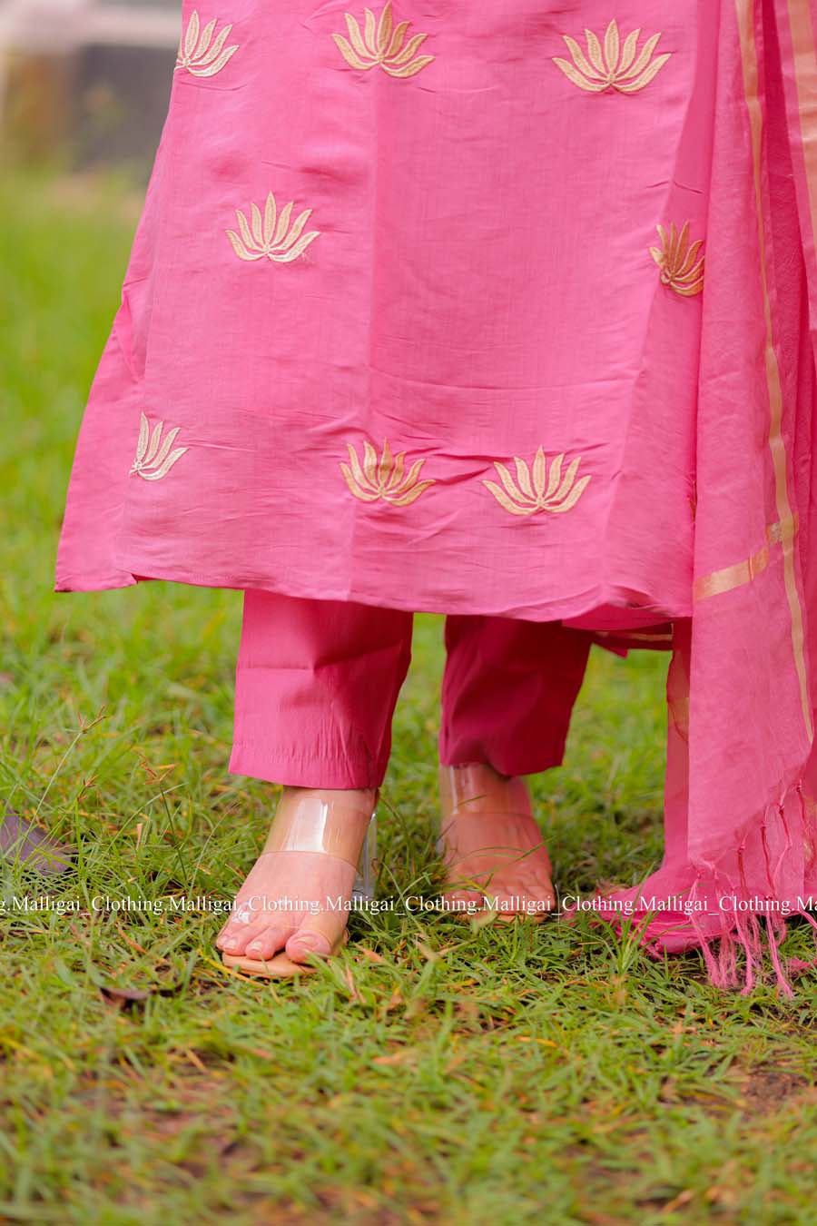 Chanderi Silk - Salwar suit