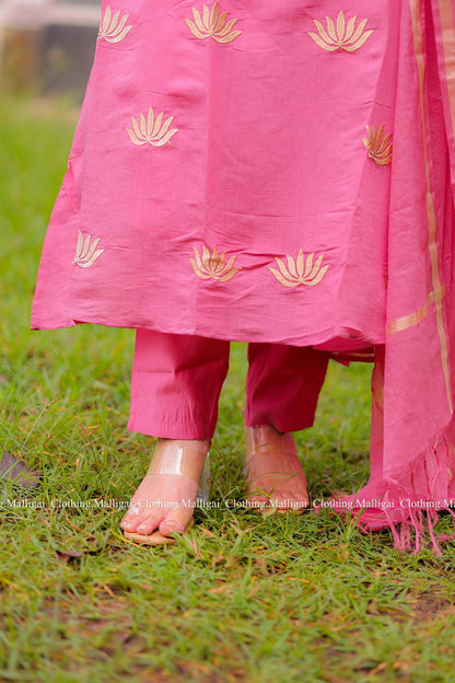 Chanderi Silk - Salwar suit