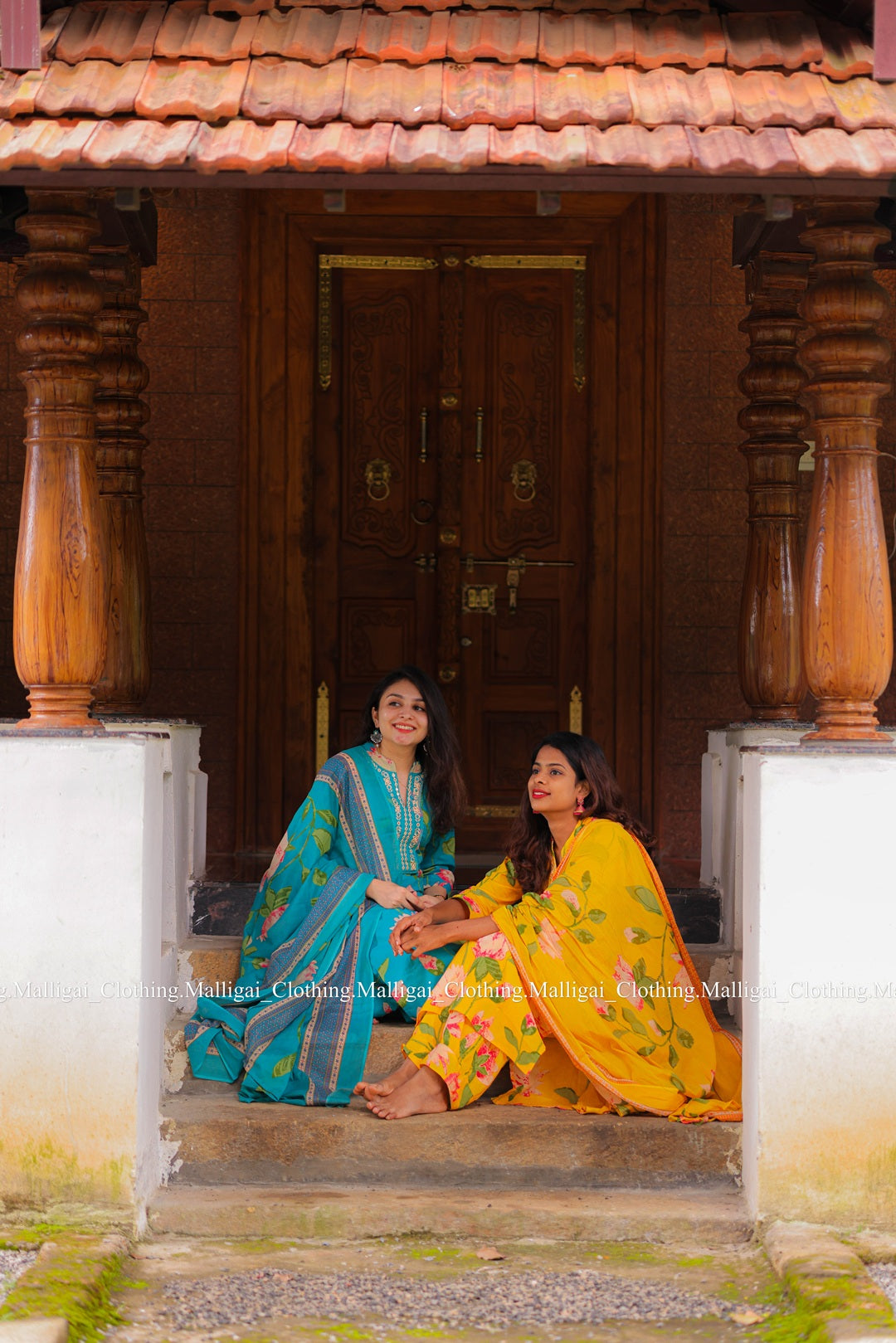 Yellow Cotton Salwar Suit - 3-piece salwar suit