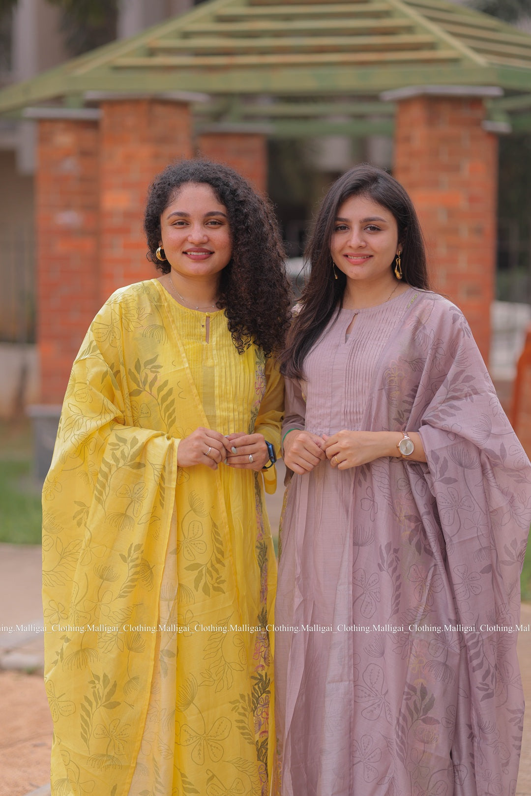 Chanderi Silk - 3 Piece Salwar Suit - Lavender