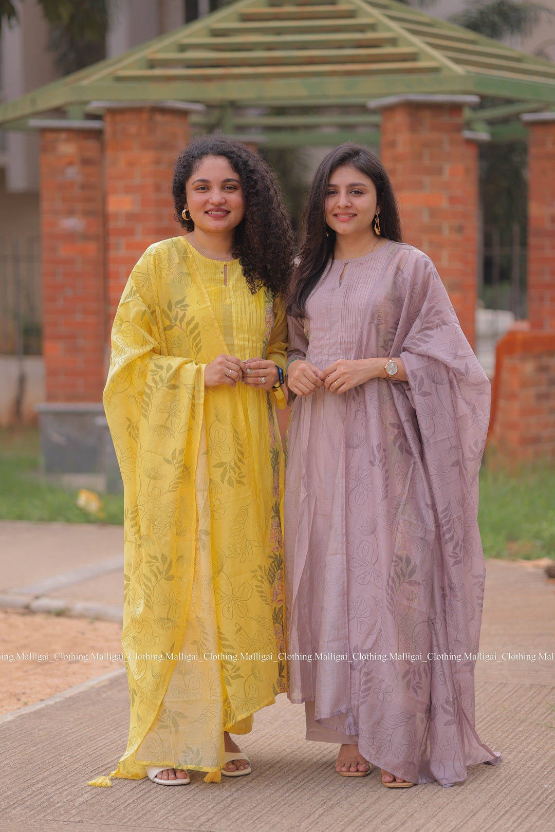 Chanderi Silk - 3 Piece Salwar Suit - Lavender